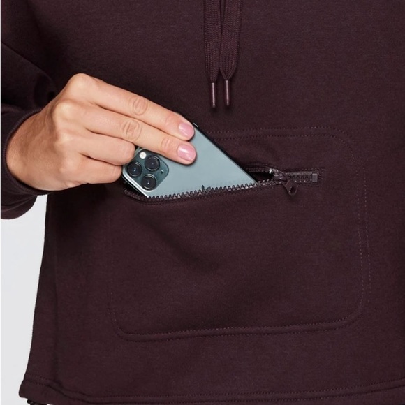 HIND Running Cropped Hoodie – Sz M NWT - Picture 5 of 6